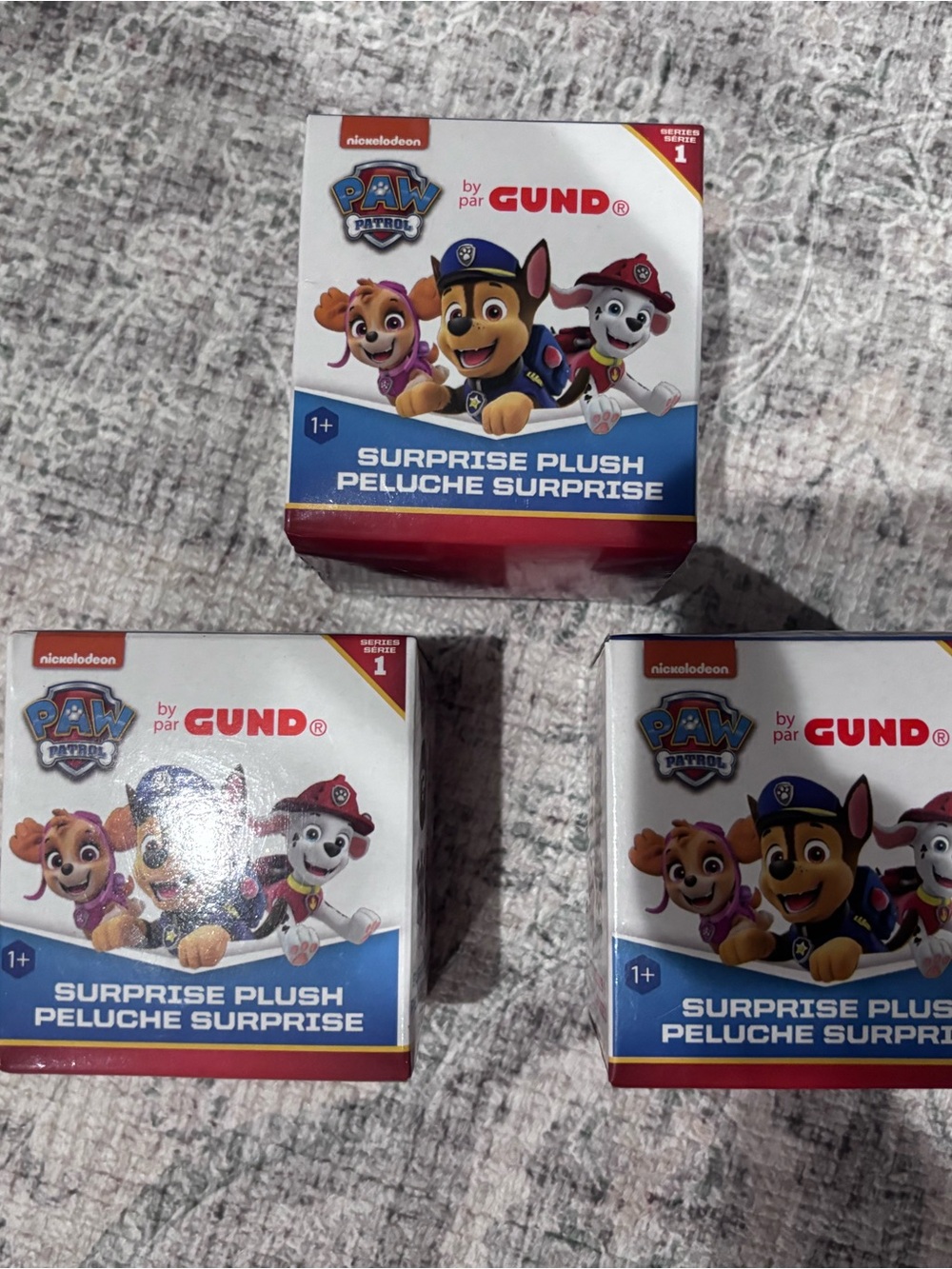 GUND PAW Patrol Surprise Plush Blind Box Trio SEALED